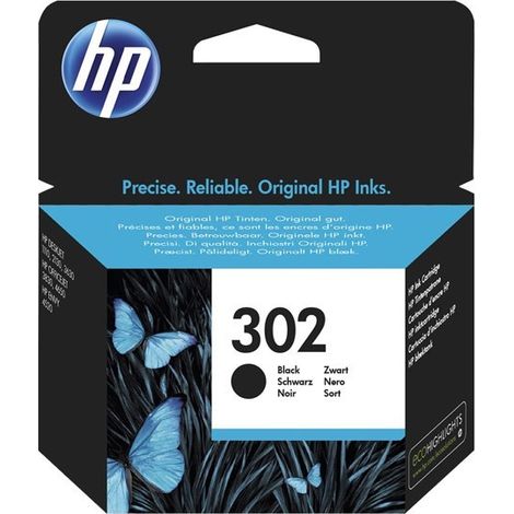 HP Original 302 Schwarz Druckerpatrone