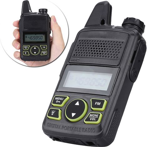 Mini talkie-walkie enfant UHF FM 400-470 MHz pour radioamateur Baofeng BF T1 (prise UE) (1/5)