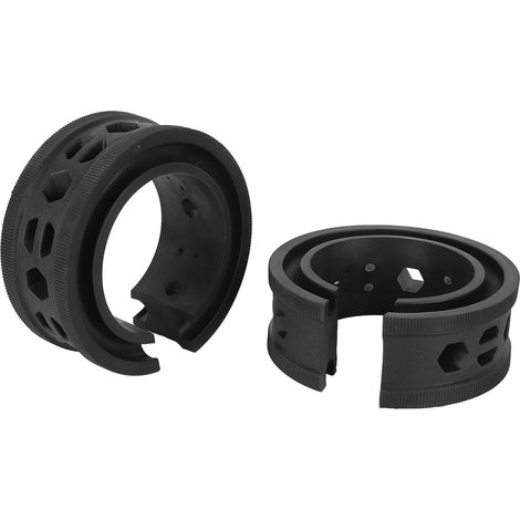 Amortisseur de Ressort en C, 2 Pièces, Réduction de Bruit et Anti-Vibrations, Silentbloc Universel pour Voitures, Protection de Suspension (1/5)