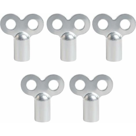 Lot de 5 clés de purge pour radiateurs - Compatibles avec tous les radiateurs - Clés carrées de qualité supérieure - Pratique (1/3)