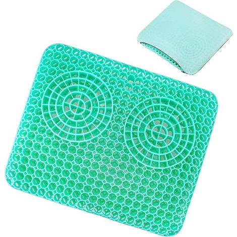 I cuscini, Cuscino Gel 1.6 Pollici per alleviare la Pressione, ammortizzatore di sede, a nido d'ape Costi, Auto, Soft, Anti-Dolore per Sedia Ufficio, sedia a Rotelle (1/5)