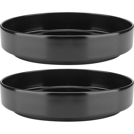 Lot de 2 Plateaux Tournants de Cuisine en Métal à 360°, Porte-Épices Rotatif, Tourniquet à Épices, Organisateur Rond pour Garde-Manger 25 cm (1/5)