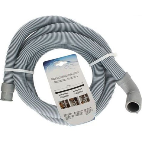 Cleafe - Tubo Di Scarico Universale Per Lavatrice Lavastoviglie Da 250 Cm Corrugato 59055 - (1/3)