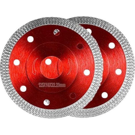 Disque à Tronçonner - - 125mm - Pour Carrelage - Grès/Cérame/Granit - 2 pièces (1/4)