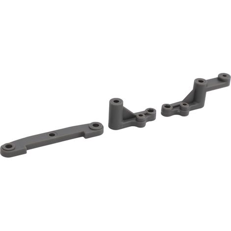 Kit de renfort de bras oscillant de colonne de direction RC, pièces détachées en plastique pour voitures RC Wltoys 124008 et 124010 (1/5)