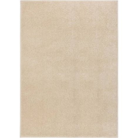 Tapis Salon Poils Courts. Beige. 200 X 290. Design, Chaud & Confortable (1/5)