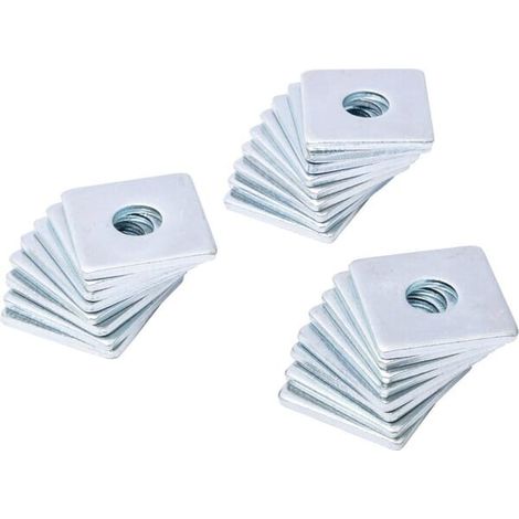 Rondella quadrata M16x50x5 mm acciaio zincato DIN436 UNIVERSALE M16 43616 (1/3)