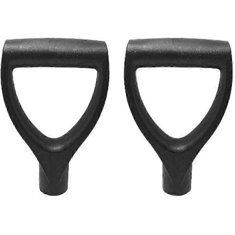 Ensemble de 2 manches de pelle en plastique, poignées portables, outils de qualité pour creuser et ratisser. WHBYV (1/4)