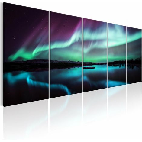 Tableau rubans bleus I - 225 x 90 cm (1/4)