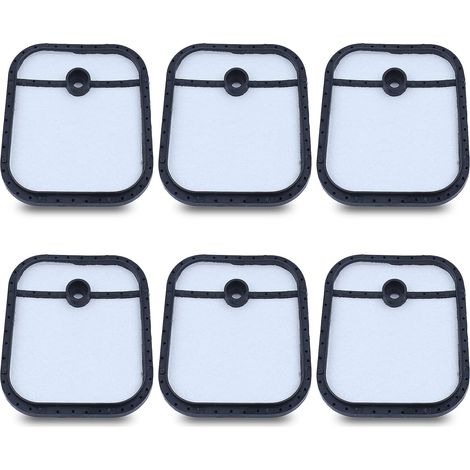 Adefol 6 x 528074701 Filtre à air pour RedMax Red Max BCZ230TS BCZ2450S BCZ2460S BCZ260TS BCZ2650S BCZ2660TS Husqvarna 426LST 430LS Taille-haie Débroussailleuse (1/5)