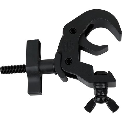 Attache rapide Showgear 50 mm, charge utile maximale : 150 kg - Aluminium - Noir (1/3)