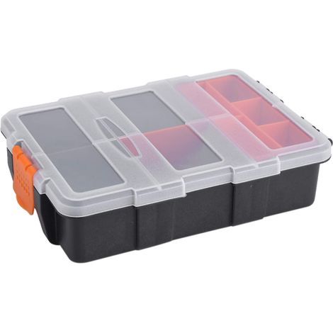 Boîte à outils, boîte à composants Pièces en plastique combinées Conteneurs à vis transparents Boîte de rangement (1/5)