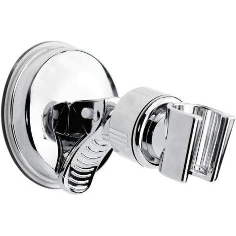 360° Rotatable Shower Holder, Adjustable Suction Cup Shower Bracket, No Drilling Required for Bathroom Shower Head Attachment (1/5)