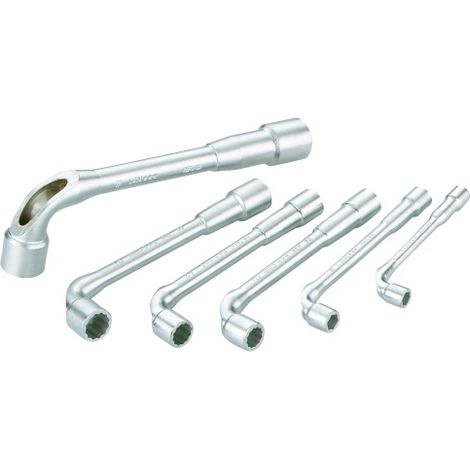 Set di 6 chiavi per tubi aperte 6/12 lati SAM - 93J6