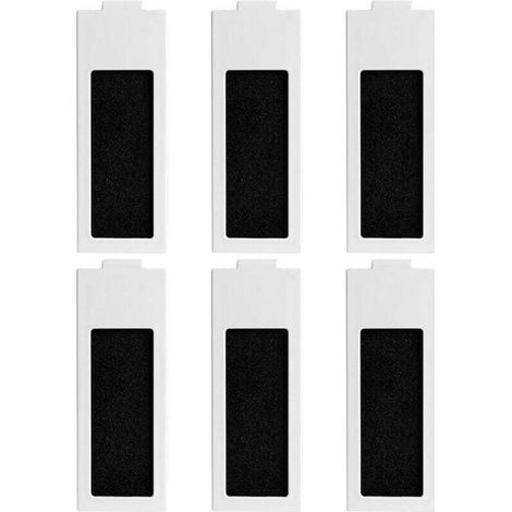 Lot de 6 filtres HEPA pour ECOVACS DEEBOT T30 OMNI / T30 PRO OMNI / T30S / T30S / T30s Pro COMBO accessoires d'aspirateur robot (1/4)