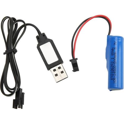 Ecleanfy - Batterie au lithium 3,7 V 500 mAh pour bateau radiocommandé Flytec V005 (accessoire de bateau radiocommandé) (1/5)