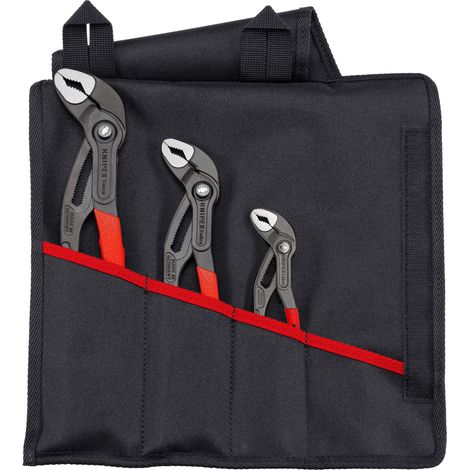 KNIPEX 00 19 55 S9 Jeu de pinces Cobra® 1 x 87 01 150, 1 x 87 01 250, 1 x 87 01 300 330 mm