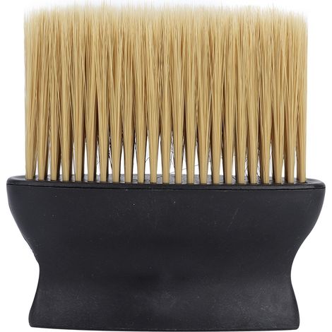 Balai à poussière cou nu bois brosse salon coiffure nettoyage cheveux coupe outil barbier (1/5)
