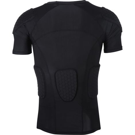 Gilet short rembourré en silicone antichoc pour homme, accessoire de protection sportive (T-shirt) (1/5)