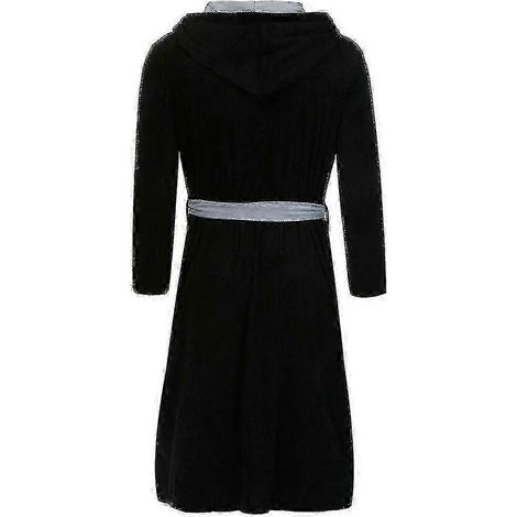 Peignoir polaire à capuche pour homme - Peignoir d'hiver doux et confortable, idéal pour la maison et les moments de détente
