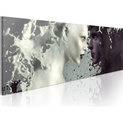 Tableau Imprimé "Demons in Your Eyes..." 40 x 120 cm (1/2)