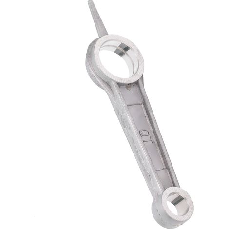 Accessoires pour piston de compresseur d'air : bielle, vilebrequin, piston à double orifice en aluminium moulé, 12x23x85 (1/5)