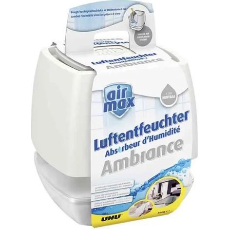 Deumidificatore uhu air max ambiance ricaricabile 2 a 3 mesi