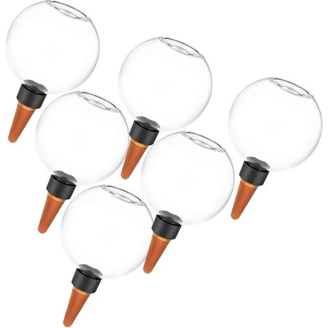 Lot de 6 Boule d'irrigation, 500 ml, Polypropylène, Céramique, Intérieur, Balcon (1/4)