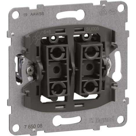 Interruptor Legrand 765008 doble mando bornes de tornillo