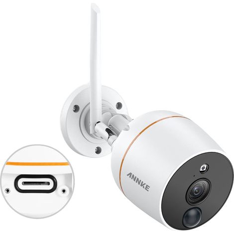 Caméra de sécurité IP, 1080P Full HD, détection de mouvement PIR, vision nocturne jusqu'à 30 mètres, audio bidirectionnel, connectivité Wi-Fi (1/5)