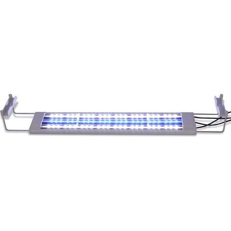 vidaXL Lámpara LED para acuario aluminio IP67 50-60 cm (1/2)