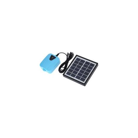 Pompe solaire aérateur d'étang, oxygénateur 2L/min avec pierre d'air, argent –