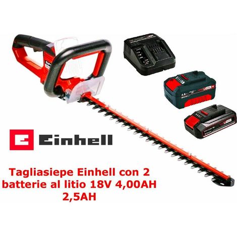 Tagliasiepi A Batteria Einhell Ge-chtagliasiepi A Batteria Einhell Ge-ch 18/60 Li 2 Batterie 4,00ah 2,5ah Al Litio