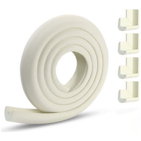 Furniture Edge and Corner Protection, 2 Meters Safety Foam Protection with 4 Angles, Safety Kit, Beige U Shape (1/5)