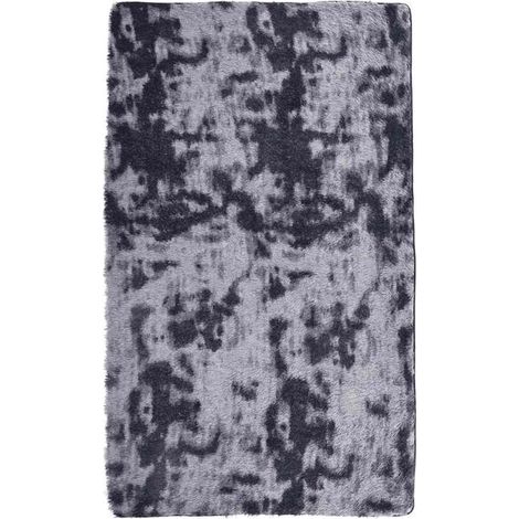 Tapis Navara gris foncé à poils longs, 60 x 100 cm (1/5)
