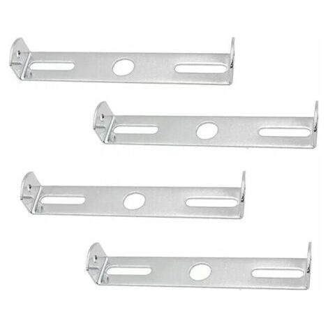 Soporte para lámpara de techo, accesorios de montaje para candelabro, soporte para luminaria de techo, accesorios para luminaria de techo para candelabro para el hogar y la oficina (plateado), 4 pieza (1/5)