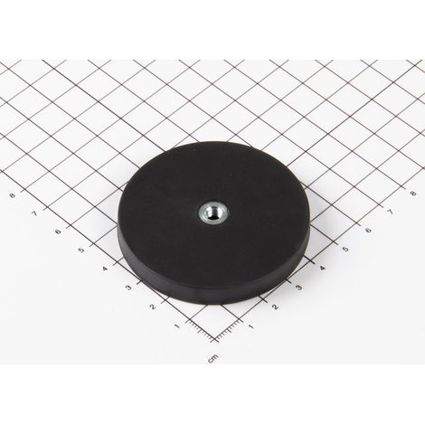 Magna-C Gummiertes Magnetsystem Ø57x7,6mm mit Innengewinde (1/4)