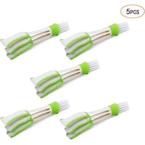 5 Brosses de Nettoyage de Voiture, Brosses Souples pour Tableau de Bord,Outils de Nettoyage de Voiture Multifonctionnels adaptés pour les Moteurs, les Roues, les Lntérieurs, Les Garnitures, les évents (1/5)