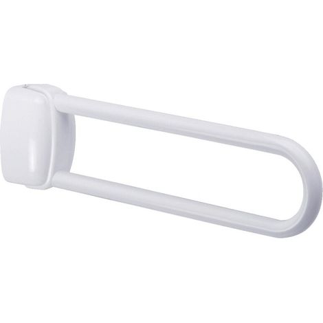 Barre de maintien relevable aluminium teinte blanche Bailleron Ø 32 mm - Longueur 600 mm - PELLET ASC