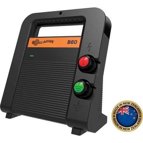 Elettrificatore a Batteria GALLAGHER B60 12V/0,6 J per Recinzioni Fino a 8 Km (1/2)