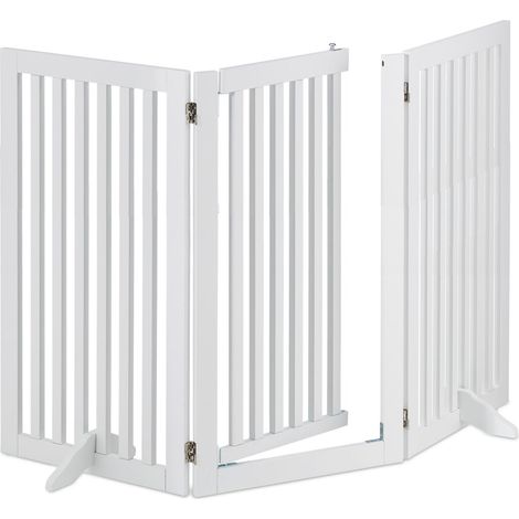 Puerta de seguridad blanca con puerta de 92 cm
