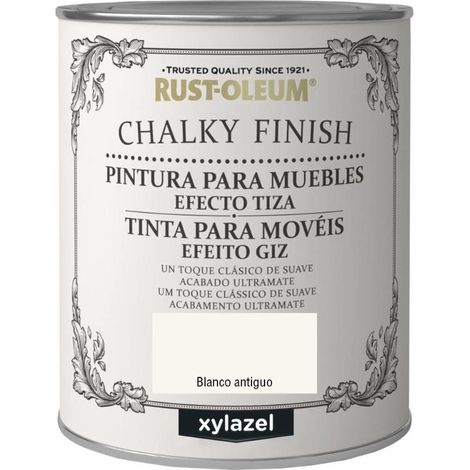 Rust-Oleum Bruguer Chalky Finish pintura para muebles Blanco Antiguo 125ml