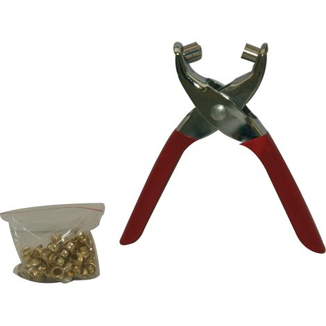 Pinza occhiellatrice con 100 occhioli inclusi BRIXO