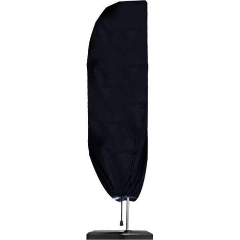 Housse de parasol 210D Oxford imperméable, protection pluie extérieure pour jardin, terrasse, abri anti-UV, taille unique. (1/5)