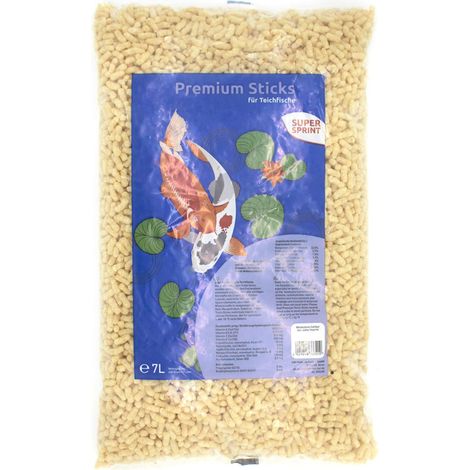 12x Premium Sticks für Teichfische 7L Fischsticks Hauptfutter Fischfutter (1/2)