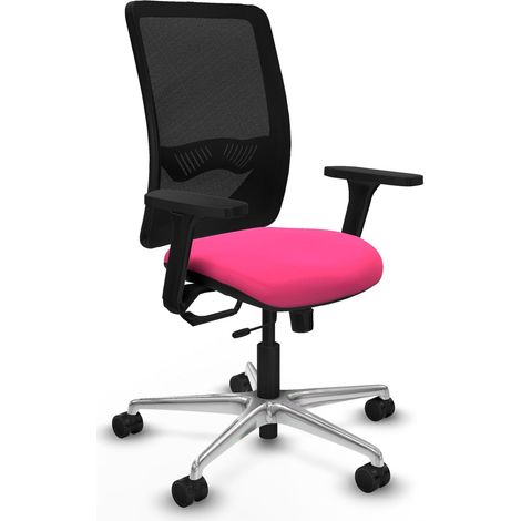 Chaise de bureau piqueras y crespo ergonomique noir mousse épaisse (1/2)