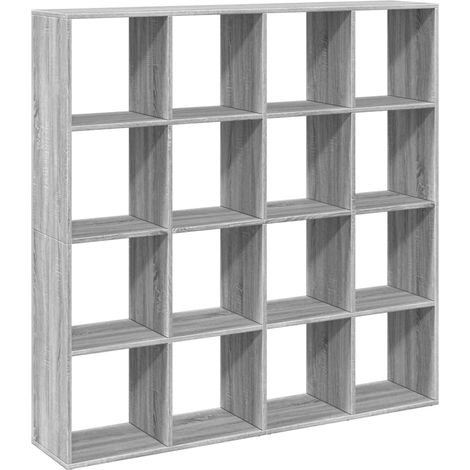Maison Exclusive - Bücherregal Grau Sonoma 137,5x29x137,5 cm Holz