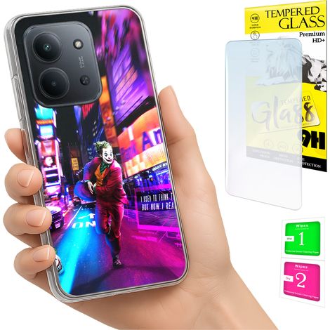 Custodia per Xiaomi Redmi 15C 4G 171mm, cover posteriore con vetro 9H. (1/5)