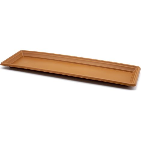 Plato jardinera de plastico 60 cm Marron (1/4)