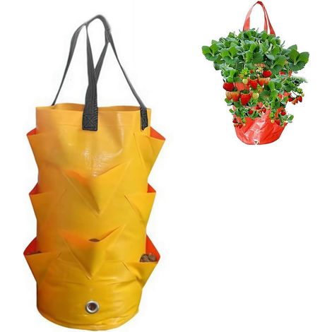 Jardinière à tomates inversée, sac de jardinage vertical suspendu, culture (1/5)